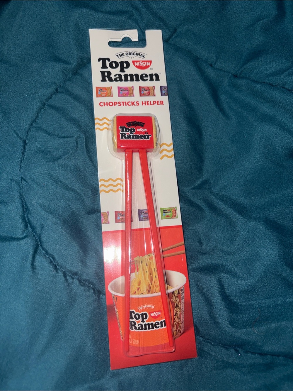Top Ramen Red Chopsticks Helper - Nissin Branded